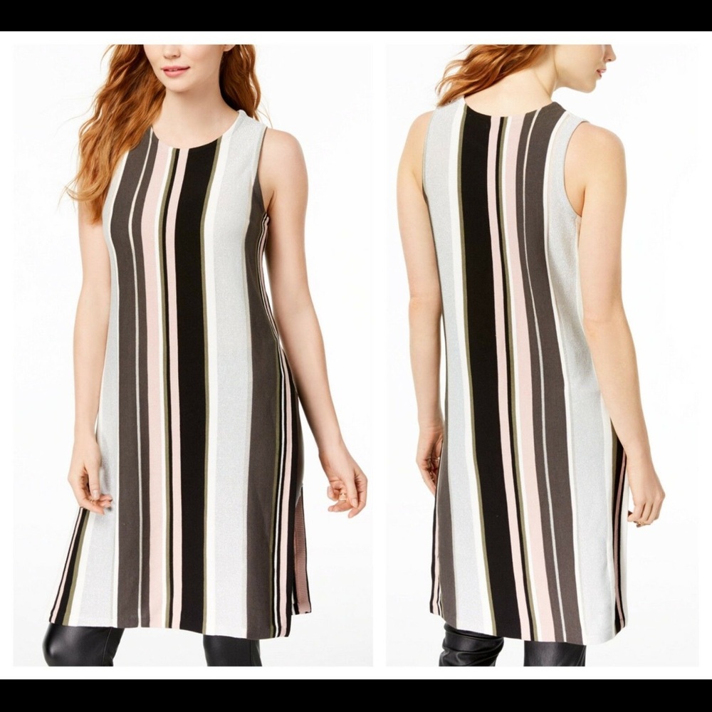 Bar lll  striped tunic sweater